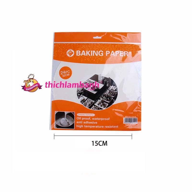 Giấy nến tròn cắt sẵn nhiều kích thước