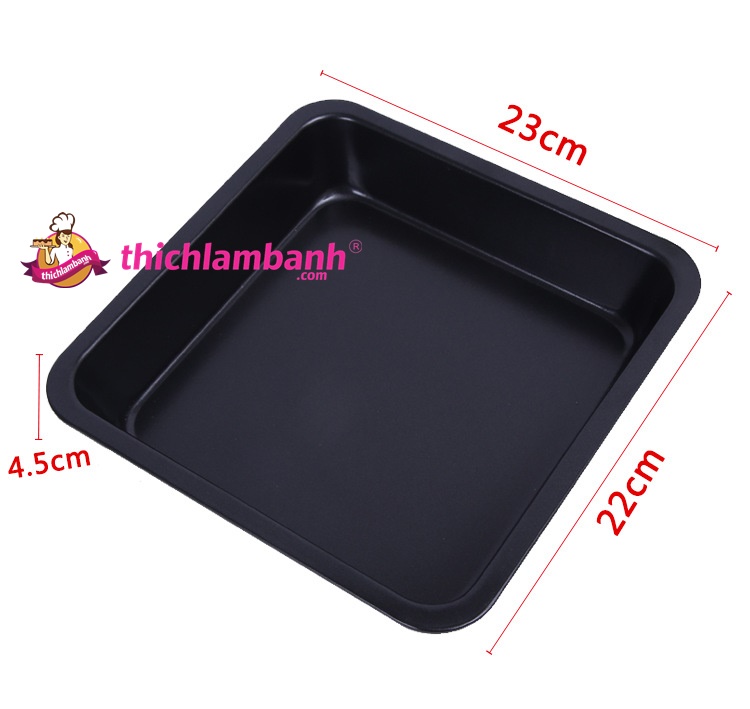 Khuôn vuông đúc AiMW chống dính 20cm
