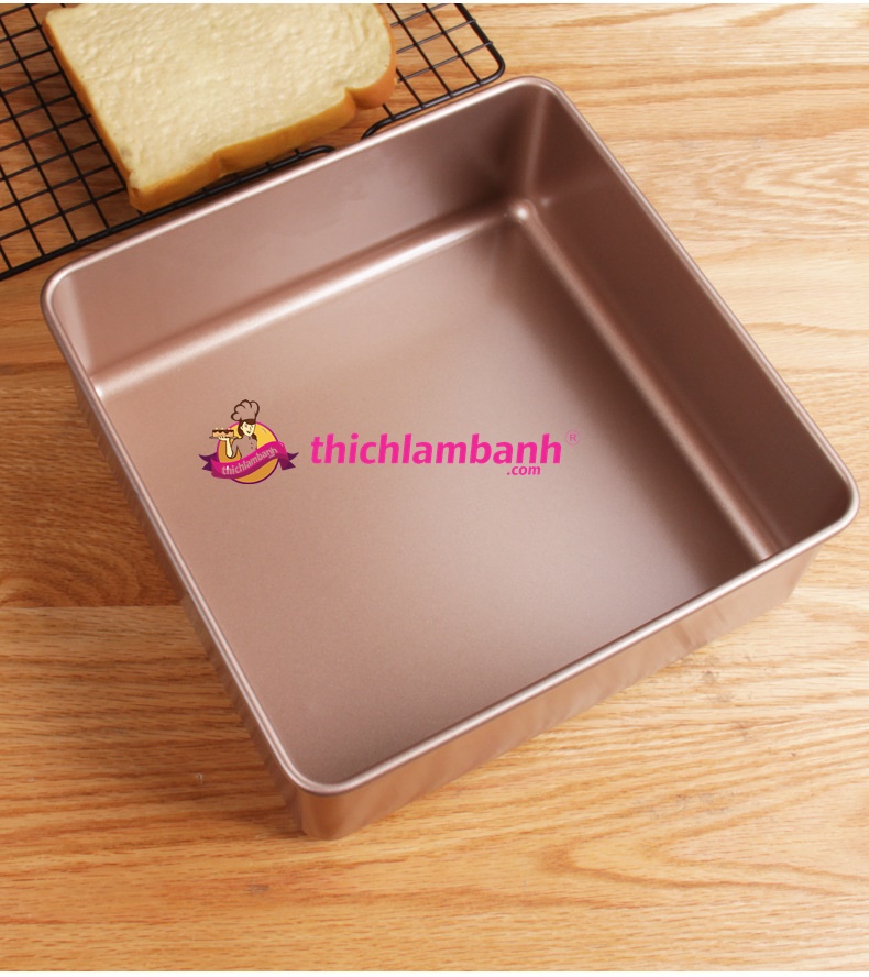 Khuôn vuông đúc chống dính 7 inc 16,8cm