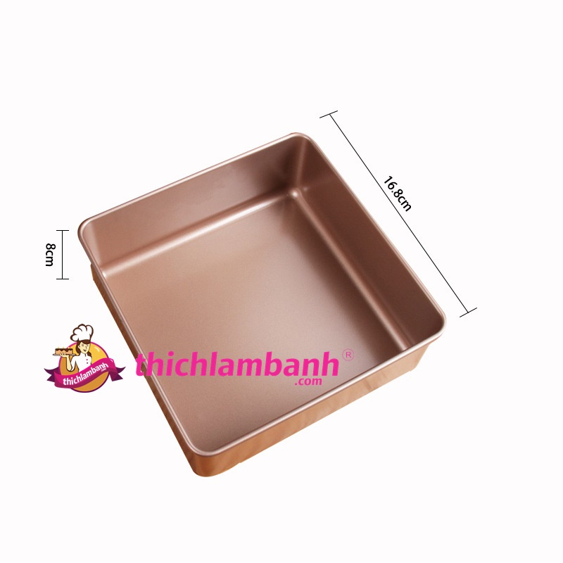 Khuôn vuông đúc chống dính 7 inc 16,8cm