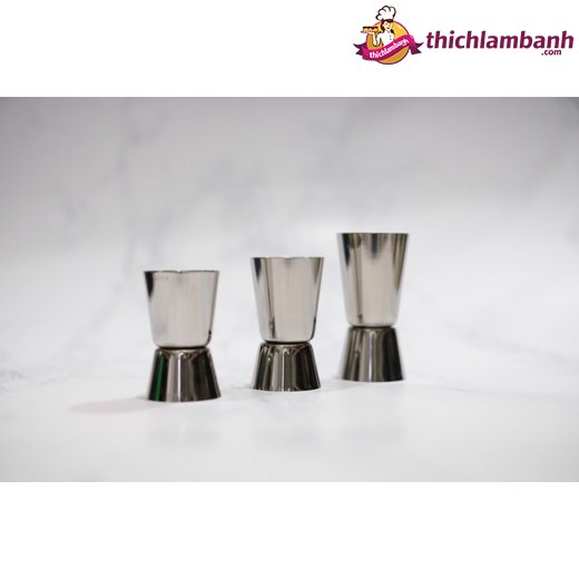 Ly Đong Pha Chế Hai Đầu Inox 20/40 cc