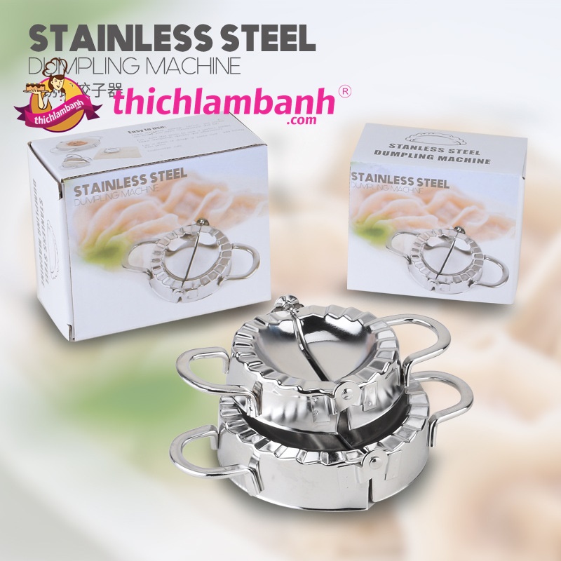 Khuôn làm bánh Xếp Sủi Cảo Há Cảo inox 304 9.5cm