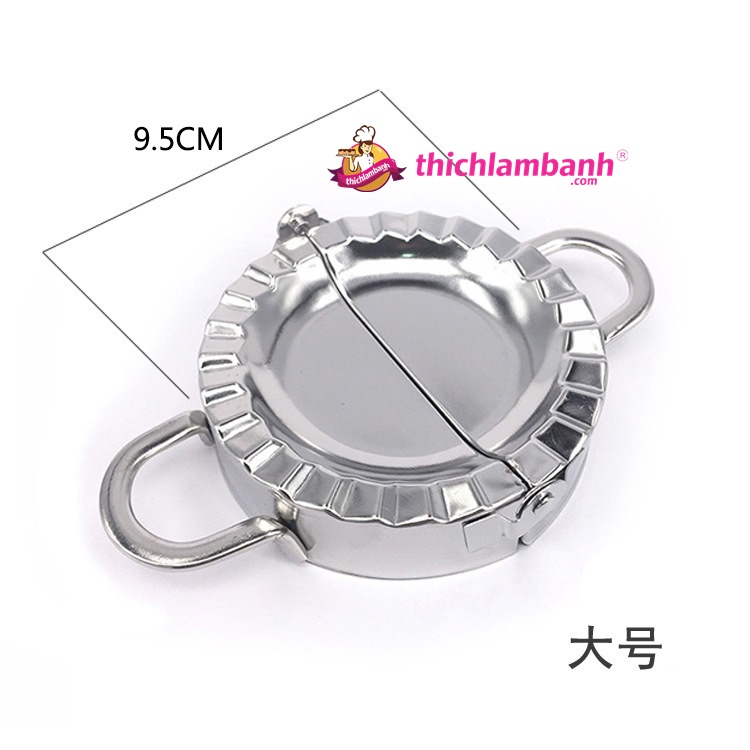 Khuôn làm bánh Xếp Sủi Cảo Há Cảo inox 304 9.5cm