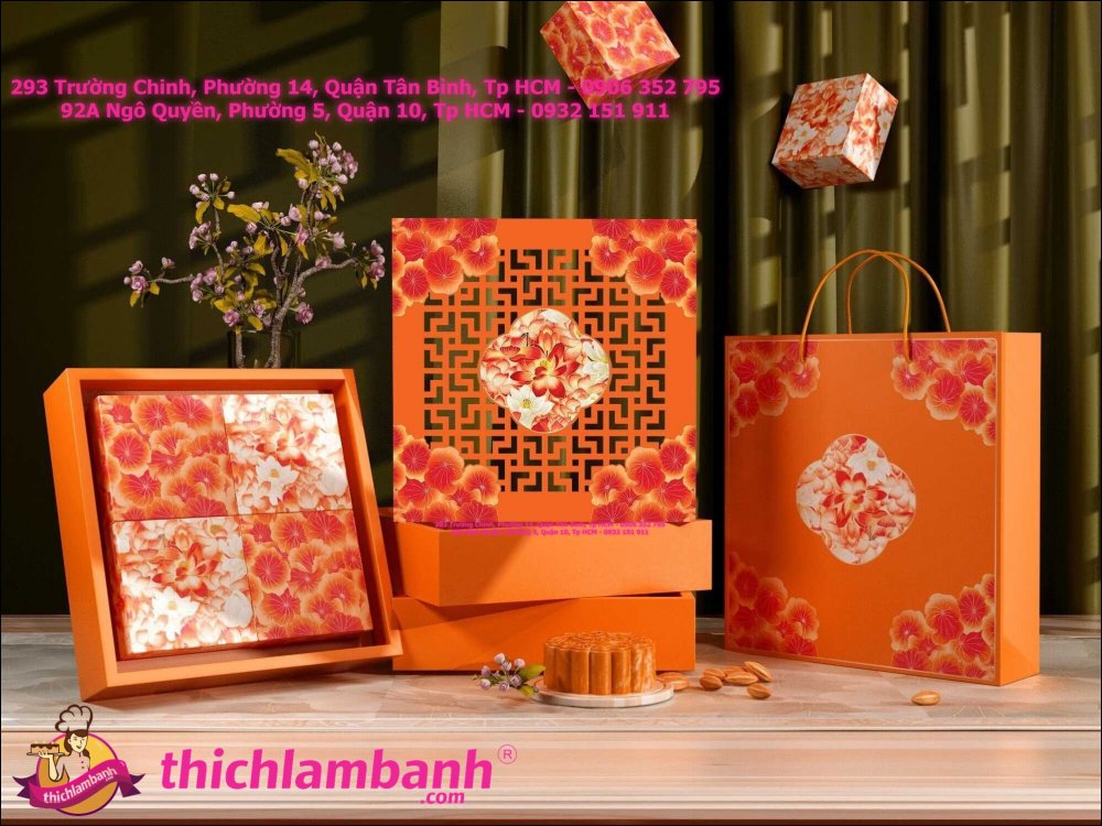 Hộp Trung Thu 4 Bánh Sắc Thu (150gr – 250gr)