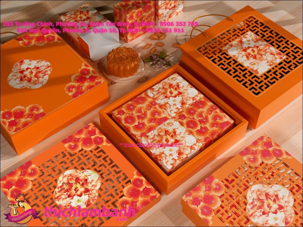 Hộp Trung Thu 4 Bánh Sắc Thu (150gr – 250gr)