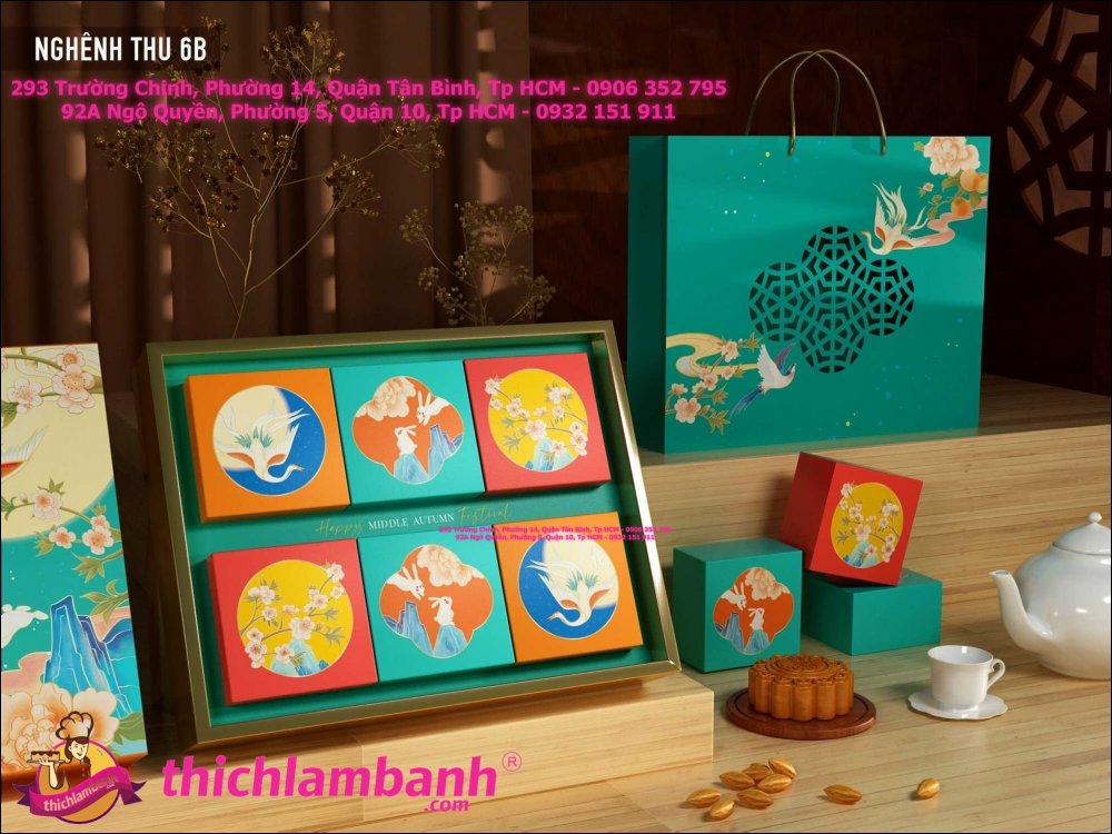 Hộp Trung Thu 6 Bánh Nghênh Thu (150gr – 250gr)