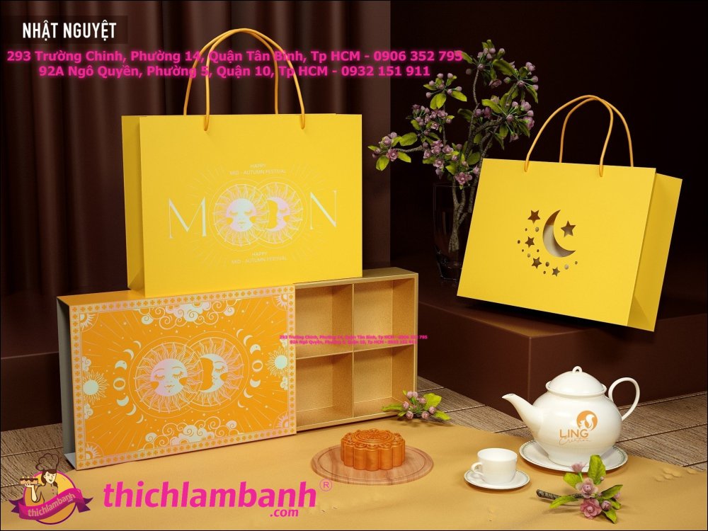 Hộp Trung Thu 6 Bánh Nhật Nguyệt (50gr – 100gr)