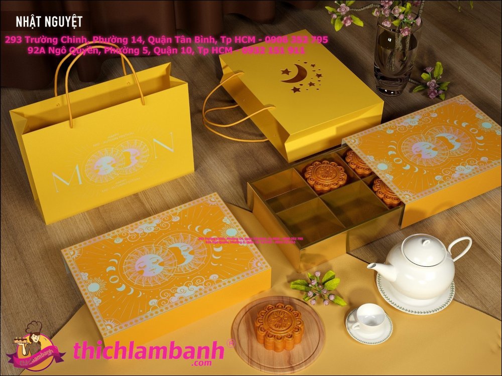 Hộp Trung Thu 6 Bánh Nhật Nguyệt (50gr – 100gr)