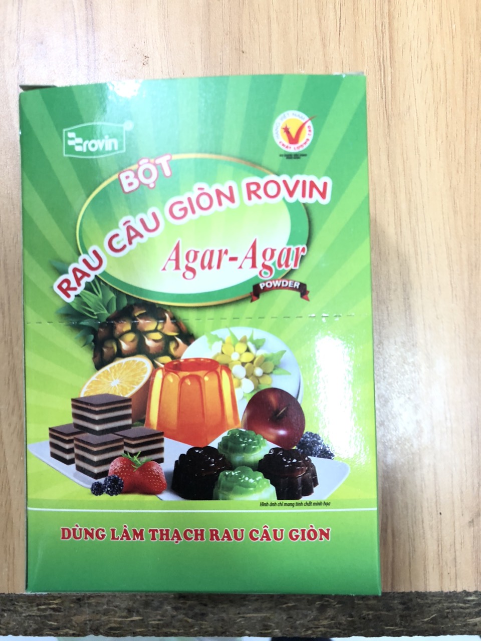 Bột rau câu giòn Agar Hoàng Yến