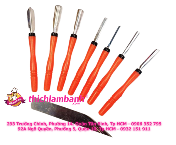 Bộ dụng cụ dao tỉa rau củ