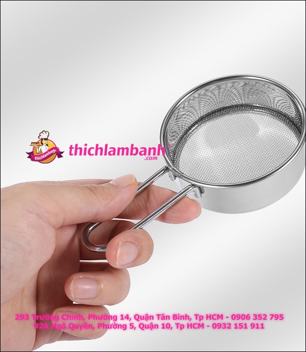Dụng cụ rây bột, trà xanh mini
