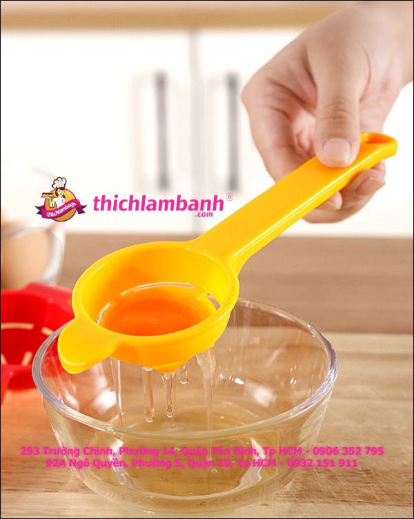 Dụng cụ nhựa tách lòng đỏ trứng