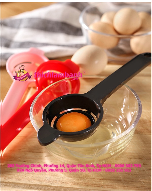 Dụng cụ nhựa tách lòng đỏ trứng