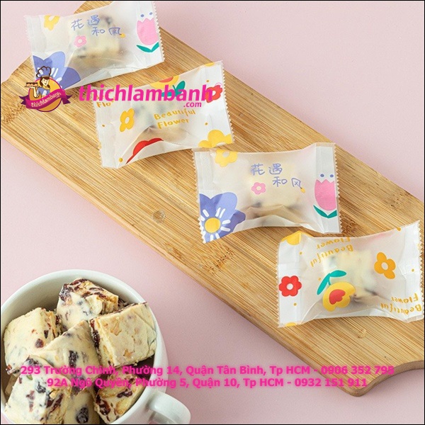 Túi hàn hoa tuy líp 7*10cm