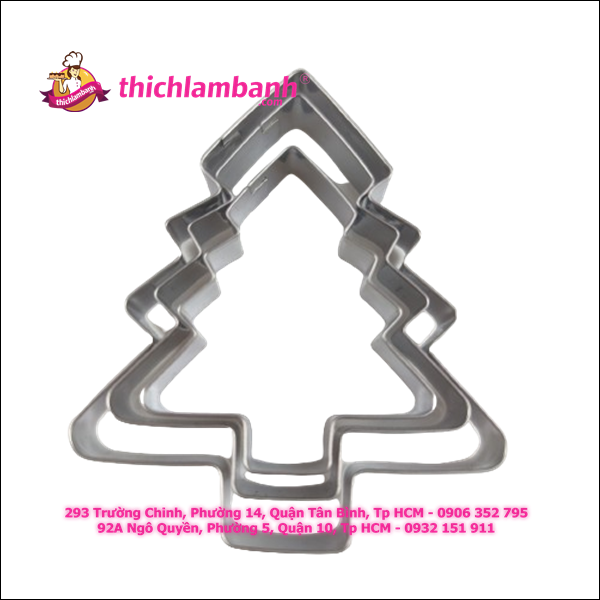 Bộ 3 nhấn cây thông Giáng sinh