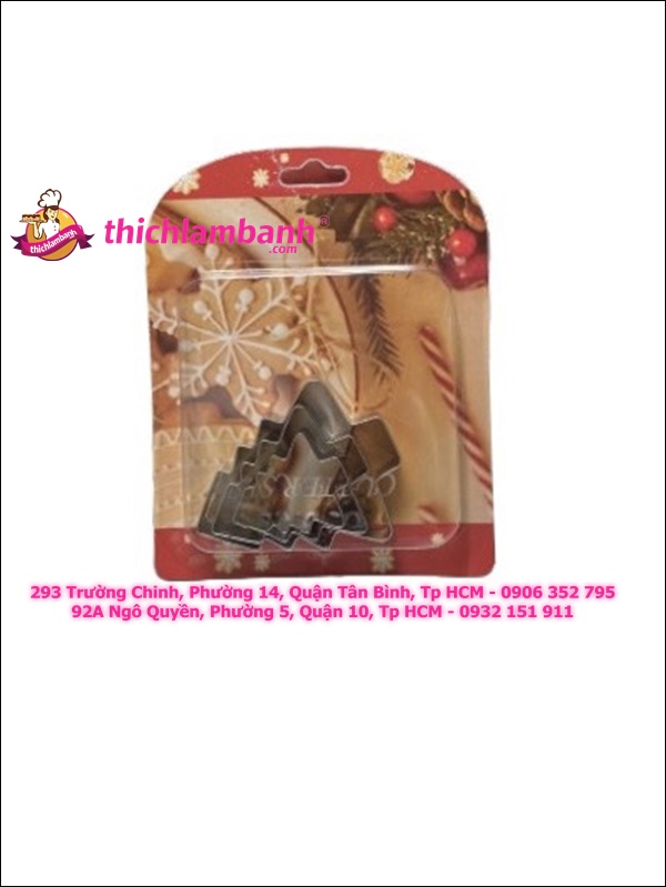 Bộ 3 nhấn cây thông Giáng sinh