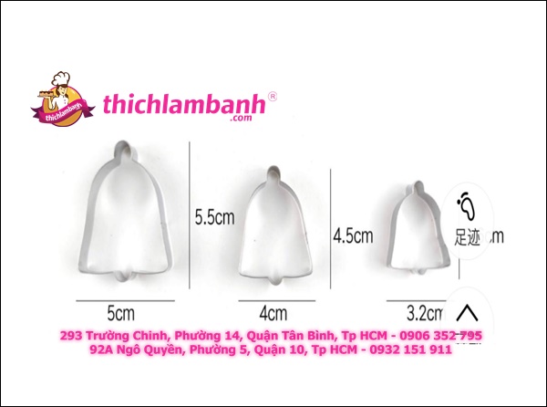 Bộ 3 nhấn Chuông giáng sinh