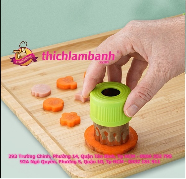 Bộ 3 nhấn rau củ quả