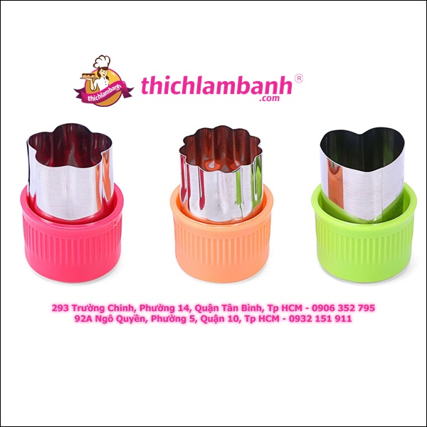 Bộ 3 nhấn rau củ quả