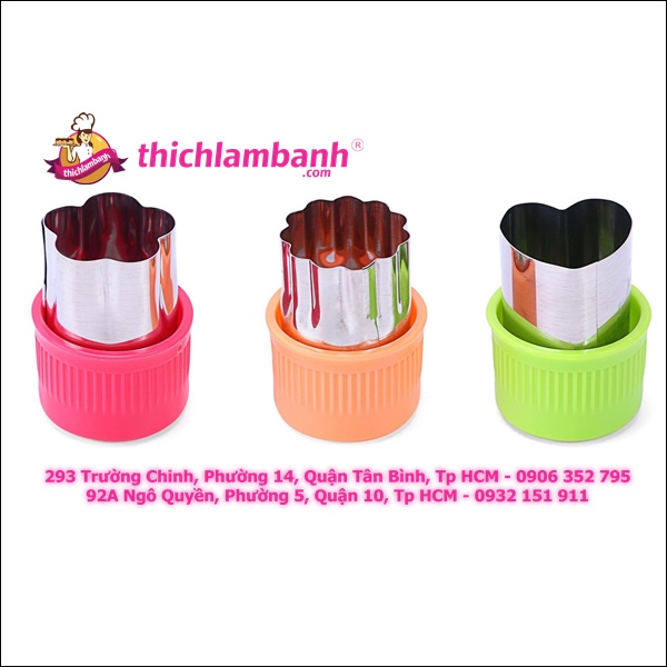 Bộ 3 nhấn rau củ quả
