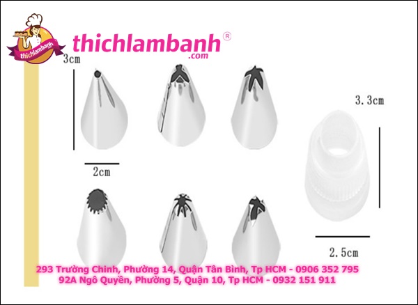 Bộ 6 đuôi + chốt
