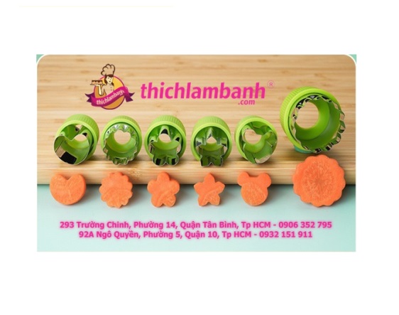 Bộ 9 nhấn rau củ quả