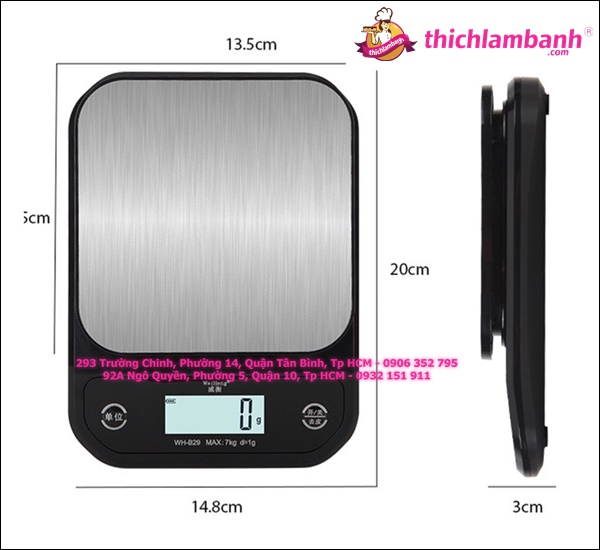 Cân điện tử WH - B29 Max 7kg
