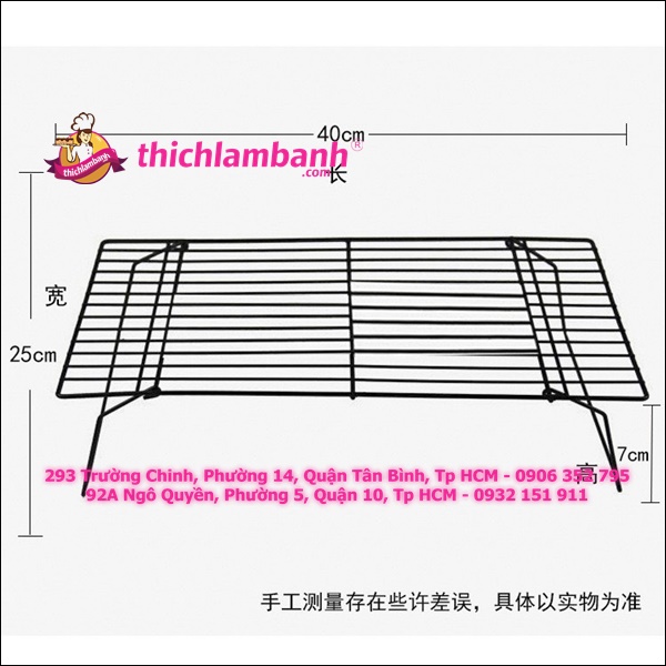 Rack hong bánh tầng 3 tầng