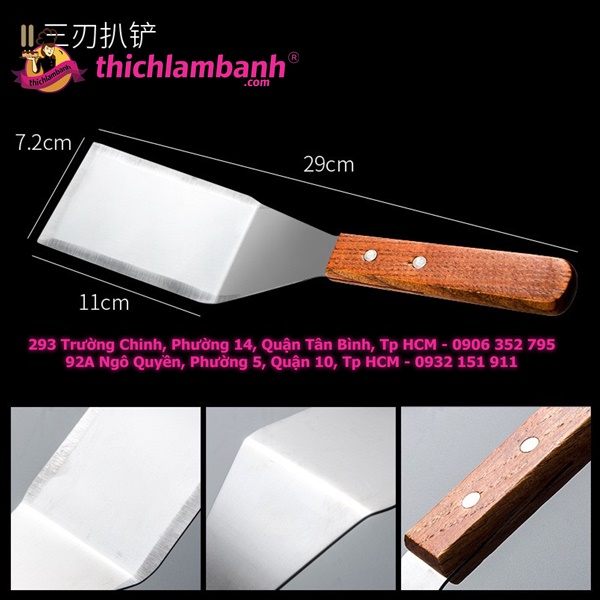 Xẻng xúc bánh lưỡi vuông