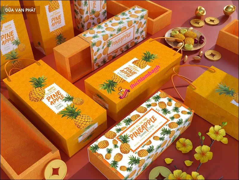 Hộp Bánh dứa Vạn Phát