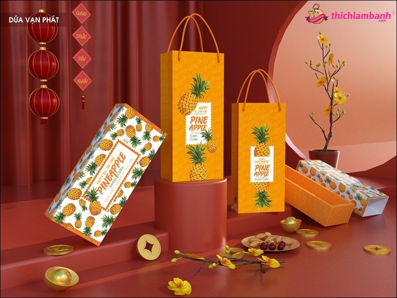 Hộp Bánh dứa Vạn Phát