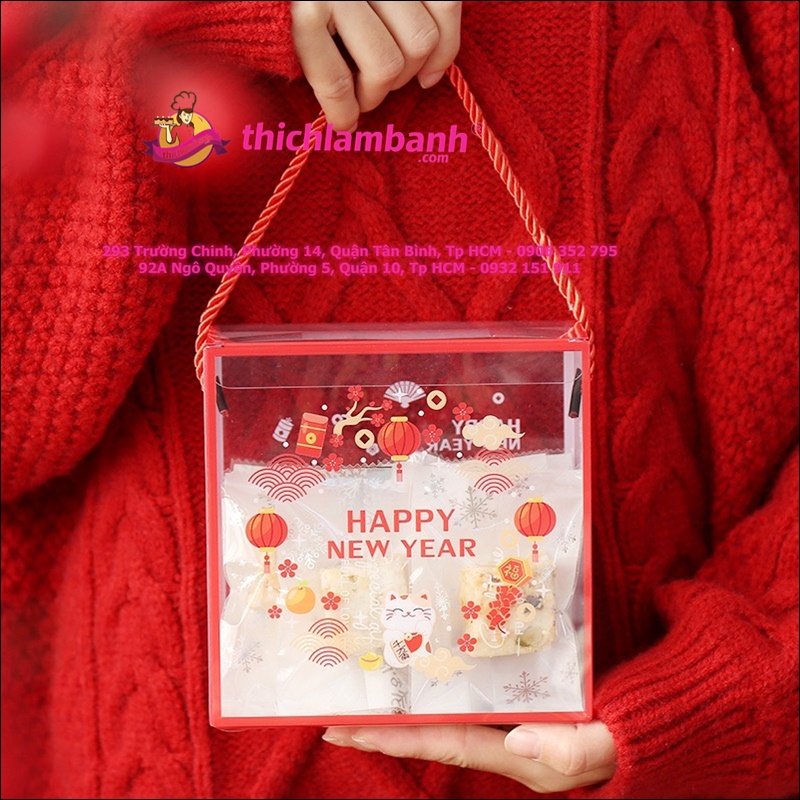 Hộp PET Mèo Thần Tài