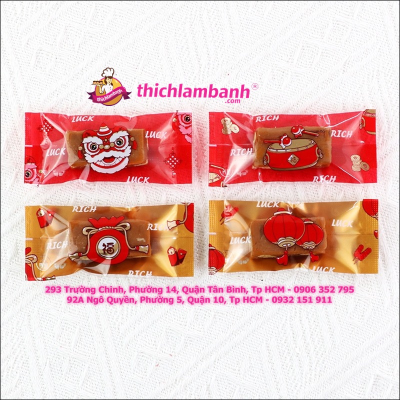 Túi kẹo nougat 2024 nhiều mẫu