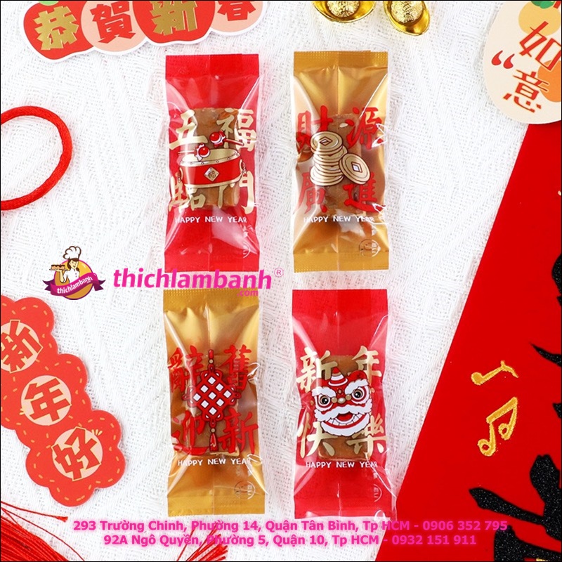 Túi kẹo nougat 2024 nhiều mẫu