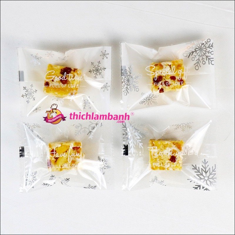 Túi hàn Bông tuyết trắng 7*10cm