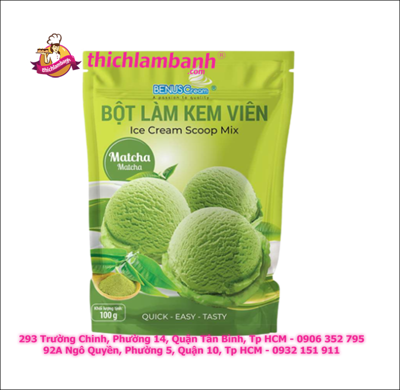 Bột làm kem viên Benuscream 100g