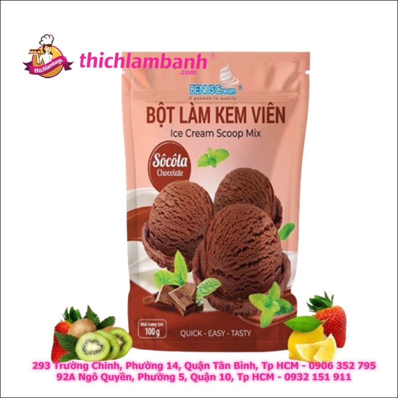 Bột làm kem viên Benuscream 100g