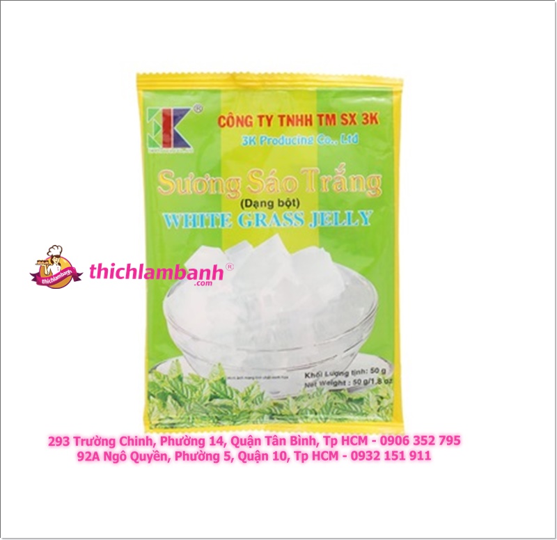 Bột sương sáo trắng 3K 50g