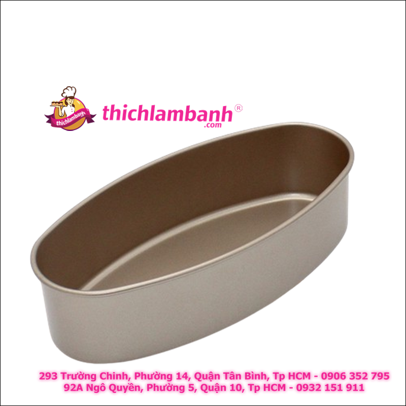 Khuôn oval chống dính cheesecake 8881