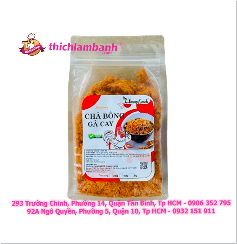 Chà bông gà cay 200g
