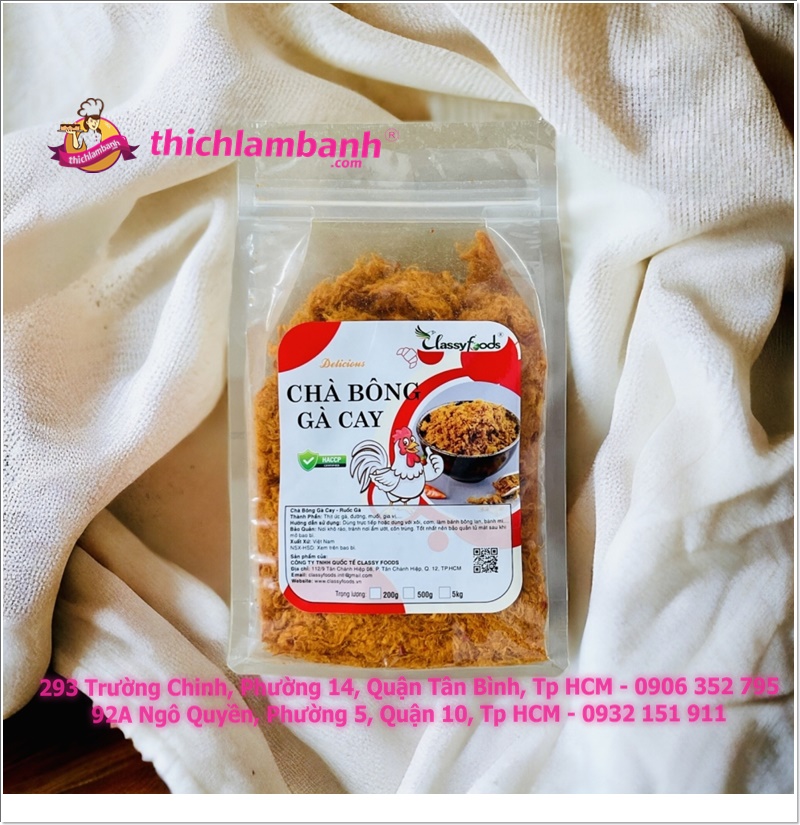 Chà bông gà cay 200g