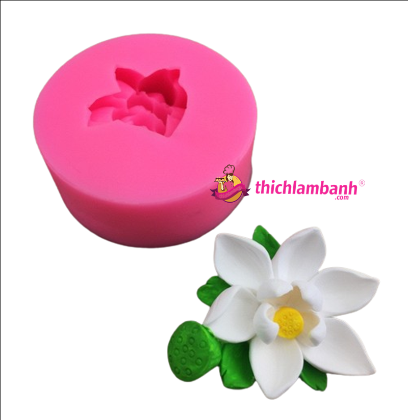 4D Silicon Hoa sen gương sen H8553