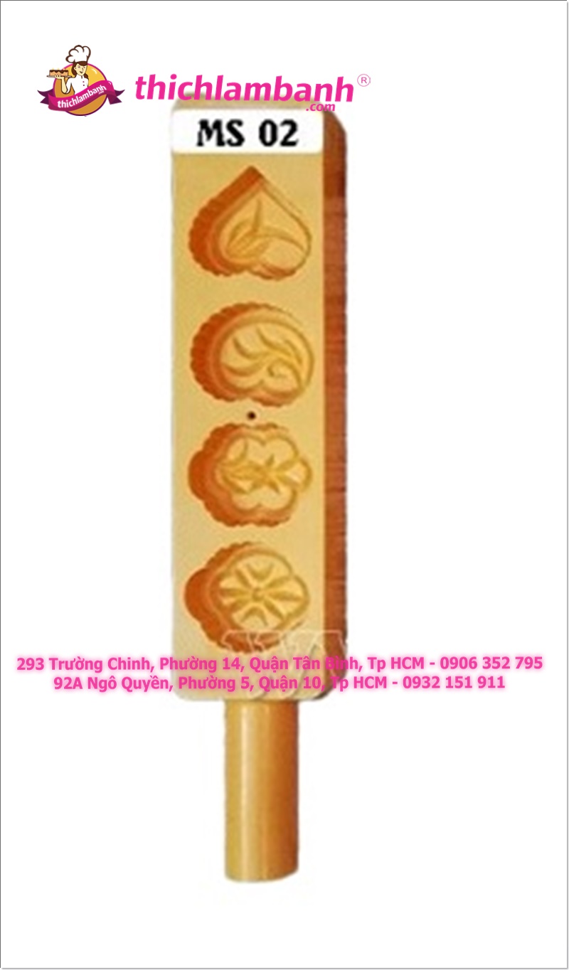 Gõ bánh in / phục linh 4 bánh Vĩnh trường