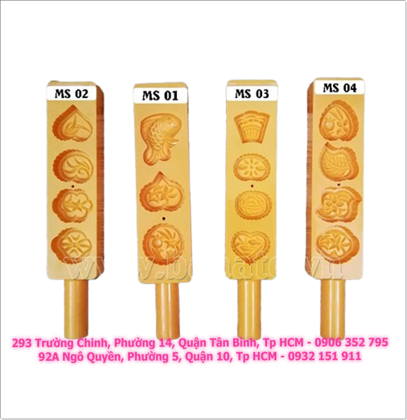 Gõ bánh in / phục linh 4 bánh Vĩnh trường