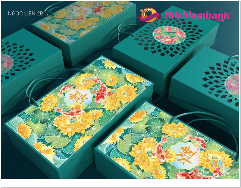 Hộp Đựng Bánh Trung Thu Ngọc Liên 2B