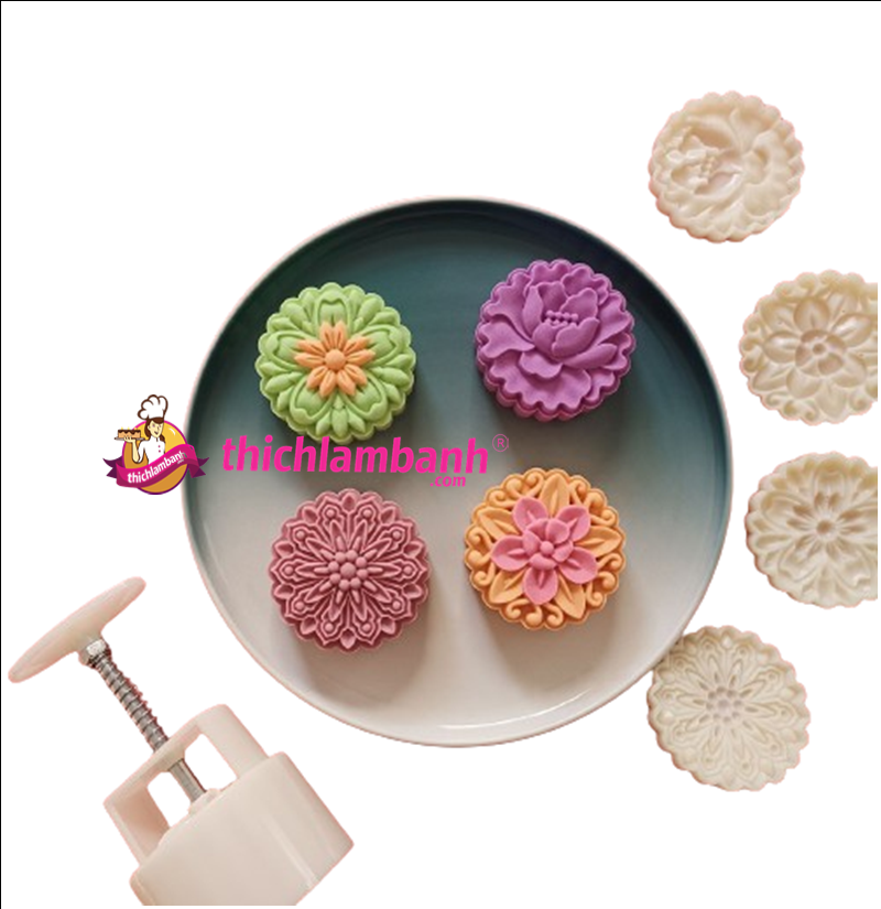 Khuôn lò xo 125G 4M Hoa 4 mẫu 2024