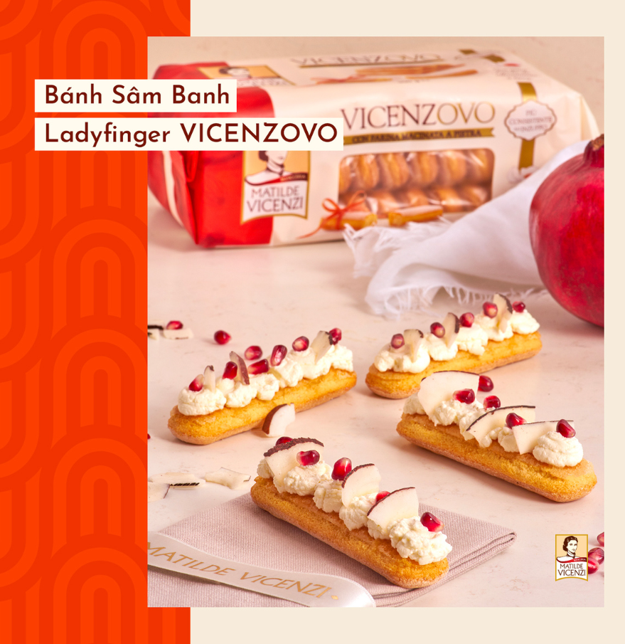 Bánh sâm banh / lady fingers Vicenzovo 200gr