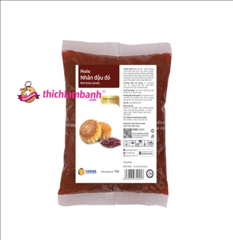 Nhân đậu đỏ Hola 1Kg