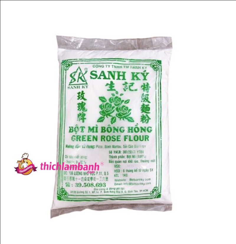 Bột Mì Bông Hồng Xanh Sanh Ký 1KG