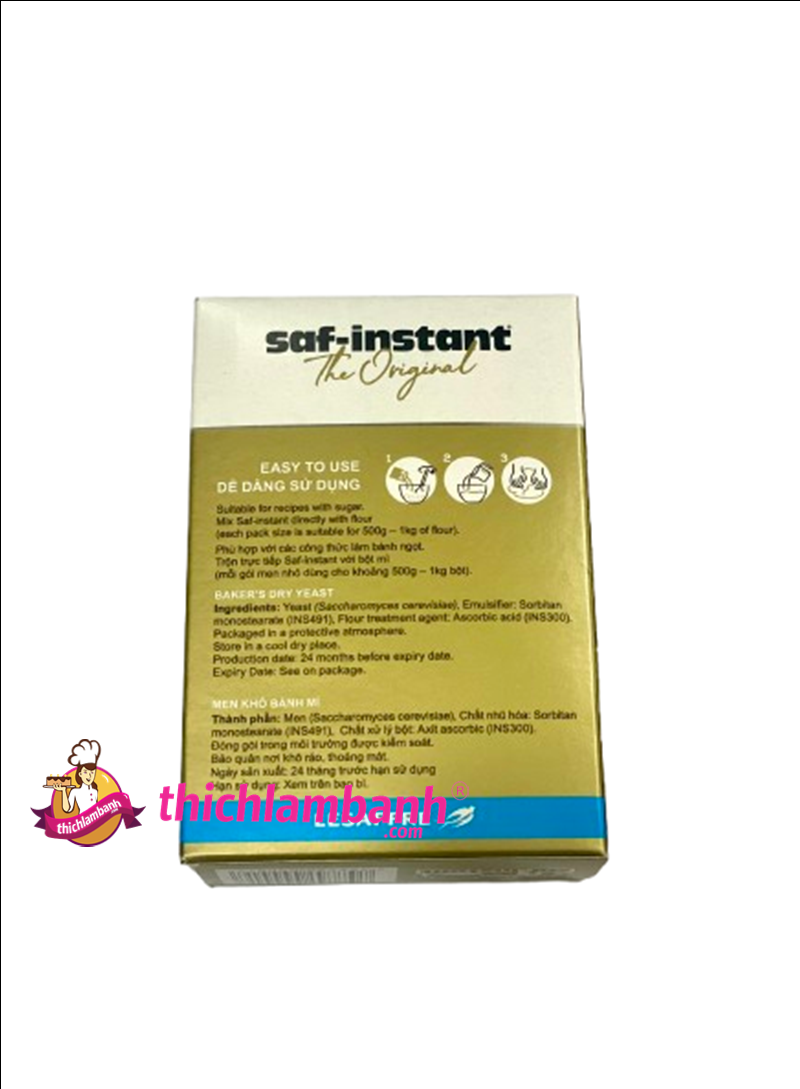 Hộp 5 gói Men ngọt Saf 55g (5x11g)